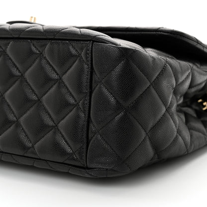 Chanel Caviar Quilted XXL Travel Flap Bag Black 10 of 11