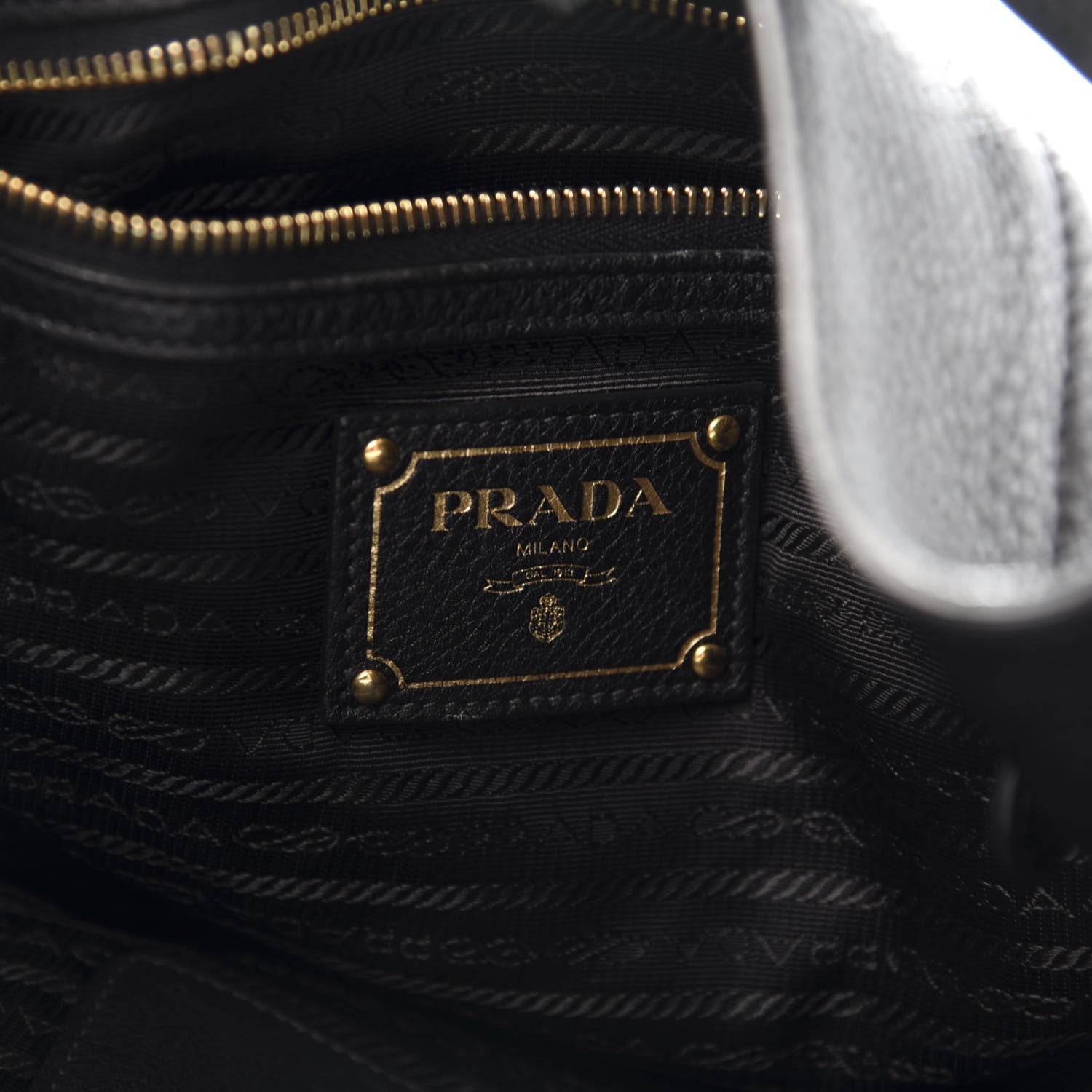 Prada Vitello Daino Hobo Black 8 of 10