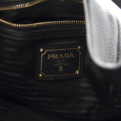 Prada Vitello Daino Hobo Black 8 of 10