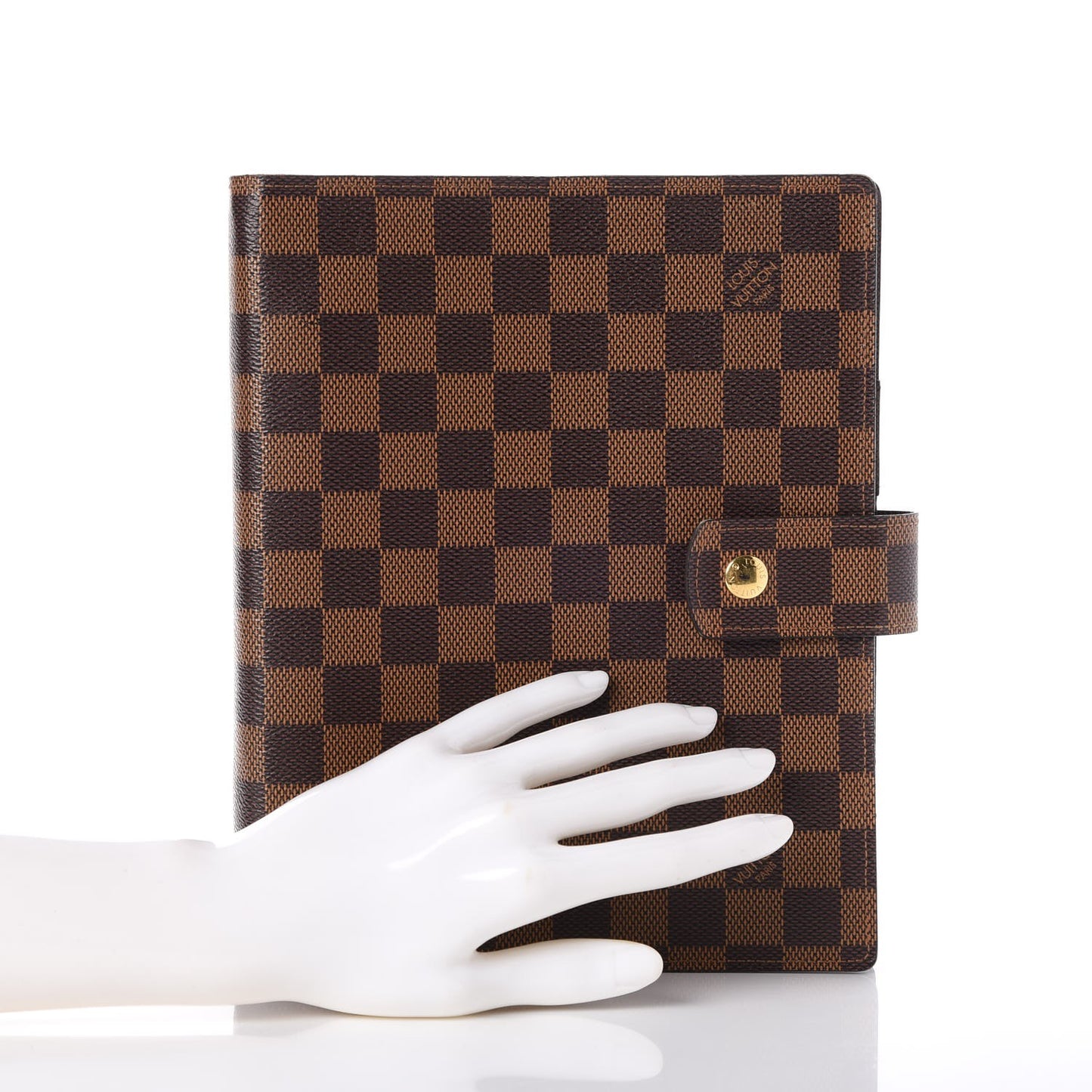 Damier Ebene Large Ring Agenda Cover