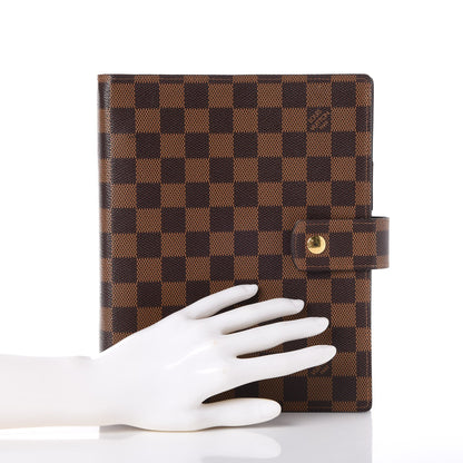 Louis Vuitton Damier Ebene Large Ring Agenda Cover 2 of 7
