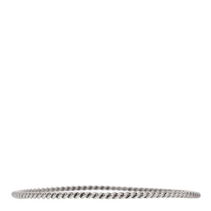 Tiffany Sterling Silver Twist Rope Bangle Bracelet 2 of 3