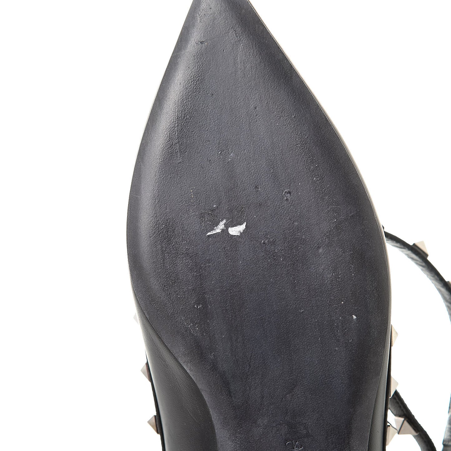 Nappa Rockstud Cage Ballerina Flats 39 Black
