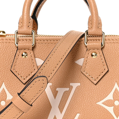 Louis Vuitton Empreinte Monogram Giant Nano Speedy Arizona Creme 7 of 10