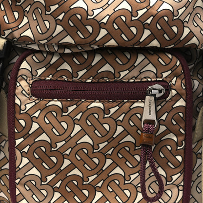 Burberry Nylon Monogram TB Leo Belt Backpack Brown 8 of 10