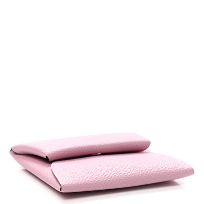 Hermes Epsom Bastia Coin Purse Mauve Sylvestre 4 of 8