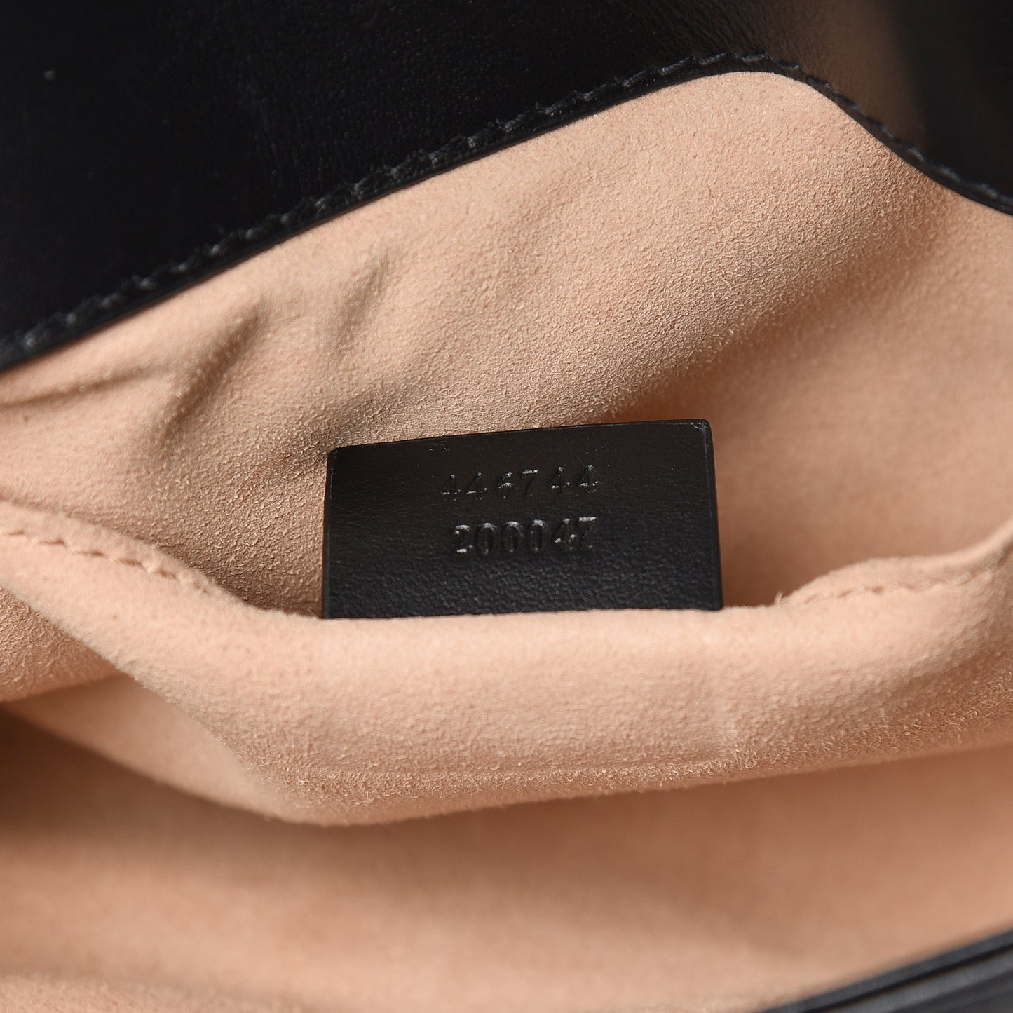 Calfskin Matelasse Mini GG Marmont Shoulder Bag Black