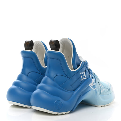 Louis Vuitton Calfskin LV Archlight Sneakers 38.5 Blue 4 of 9