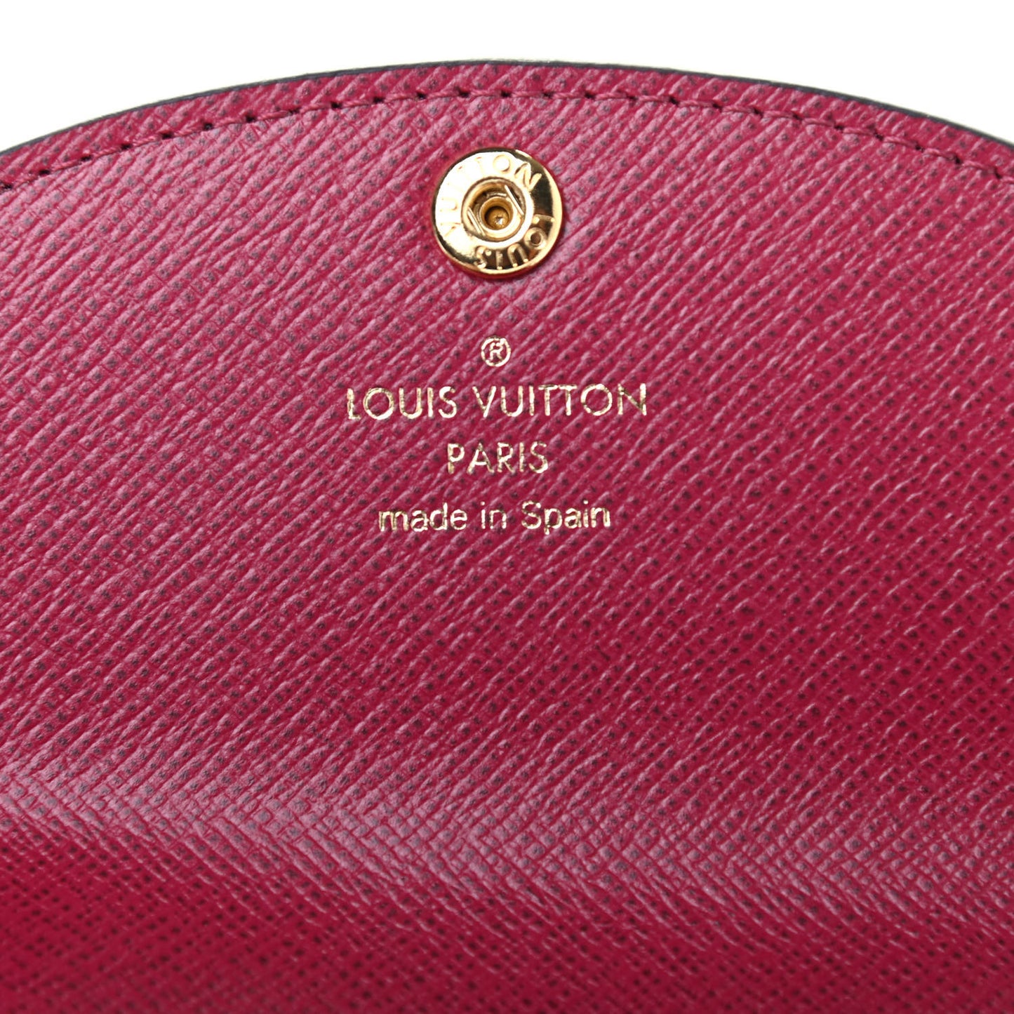 Monogram Rosalie Coin Purse Fuchsia