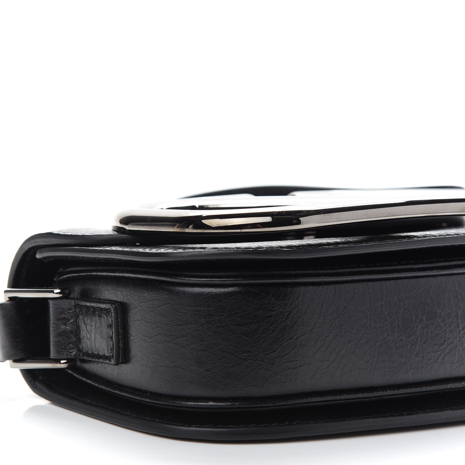 Valentino Garavani Brushed Calfskin Small Supervee Crossbody Bag Black 5 of 8