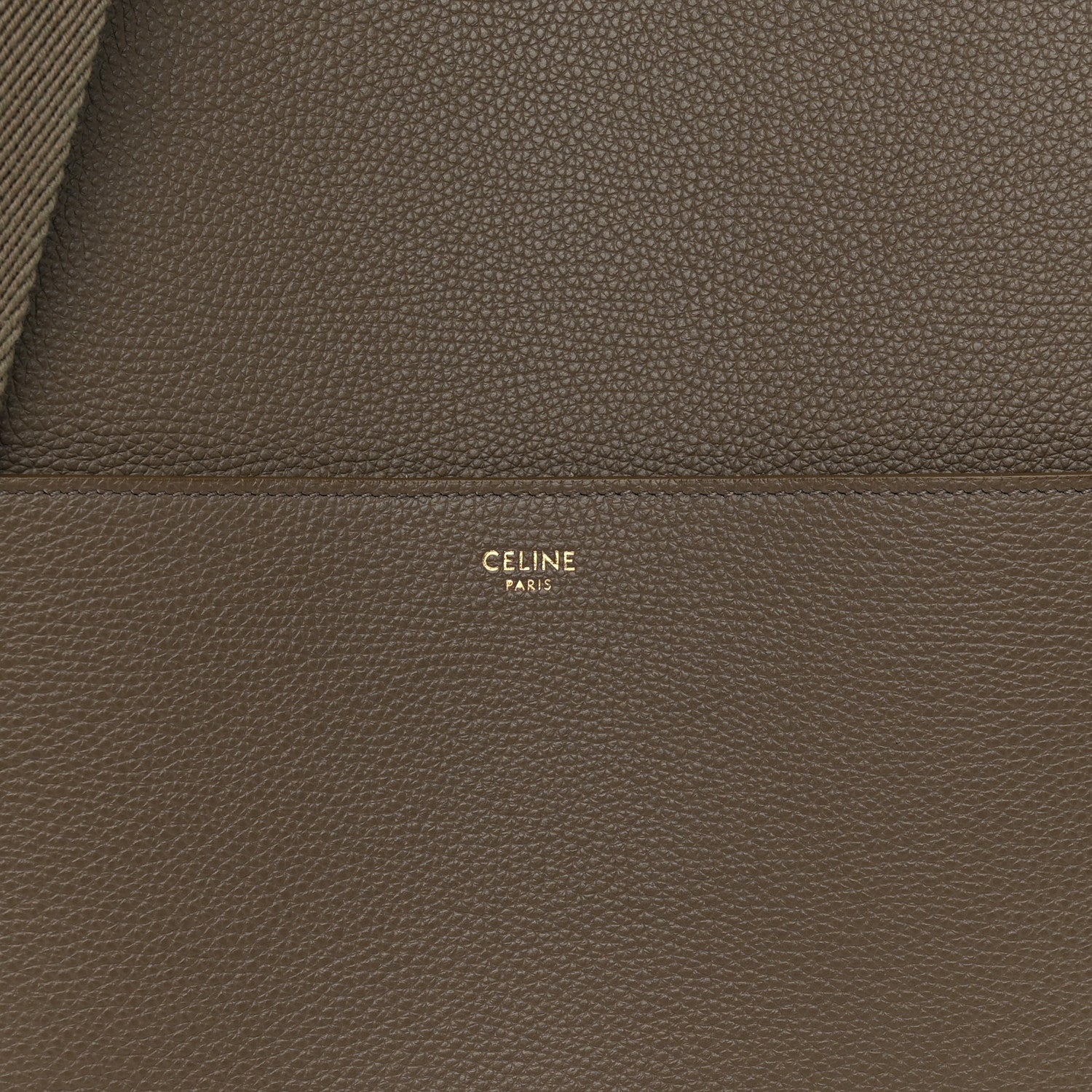 Celine Soft Grained Calfskin Sangle Bucket Bag Taupe 6 of 8