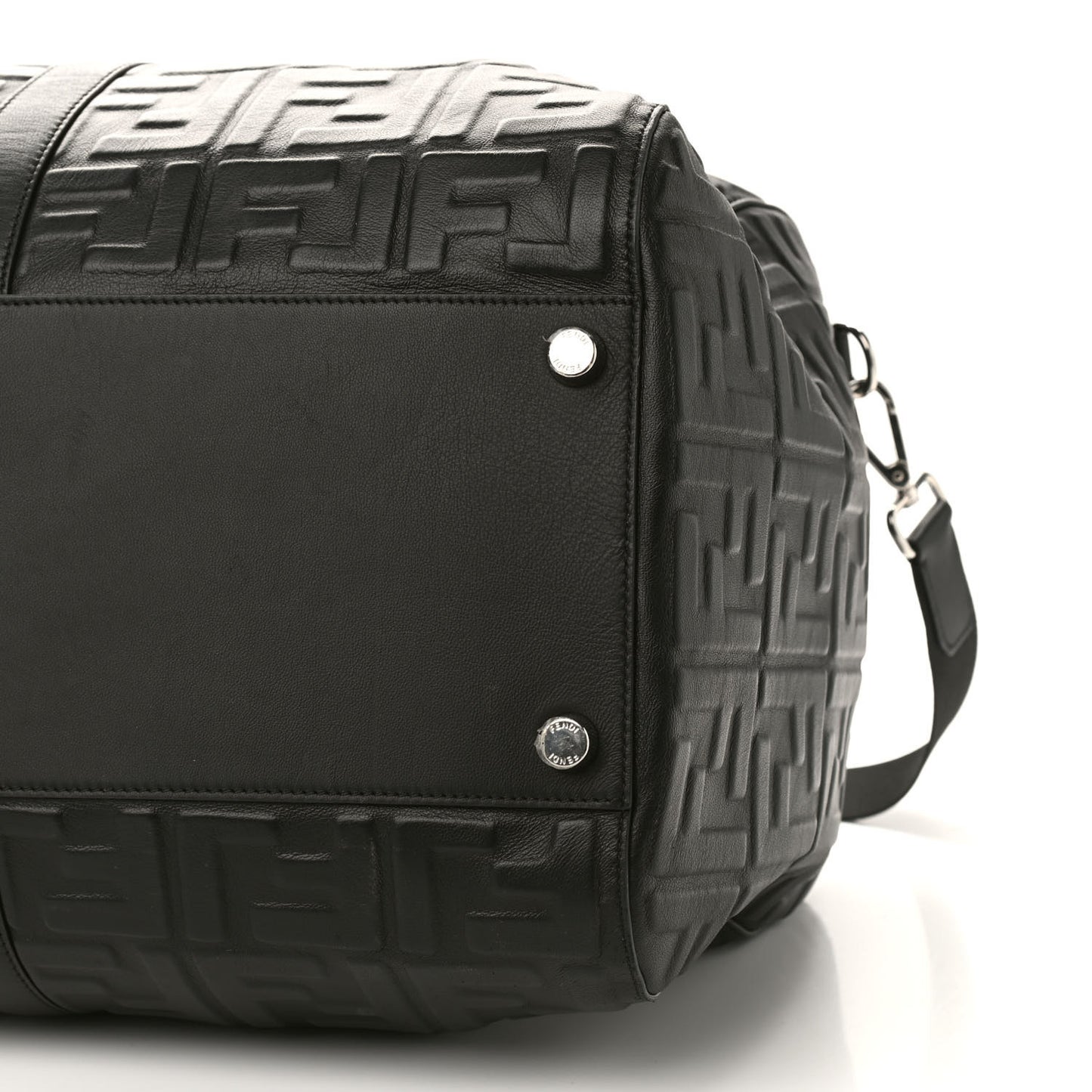 Nappa FF 1974 Embossed Holdall Bag Black