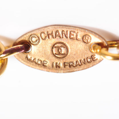 Chanel Gripoix Crystal Pearl Necklace Gold 3 of 4
