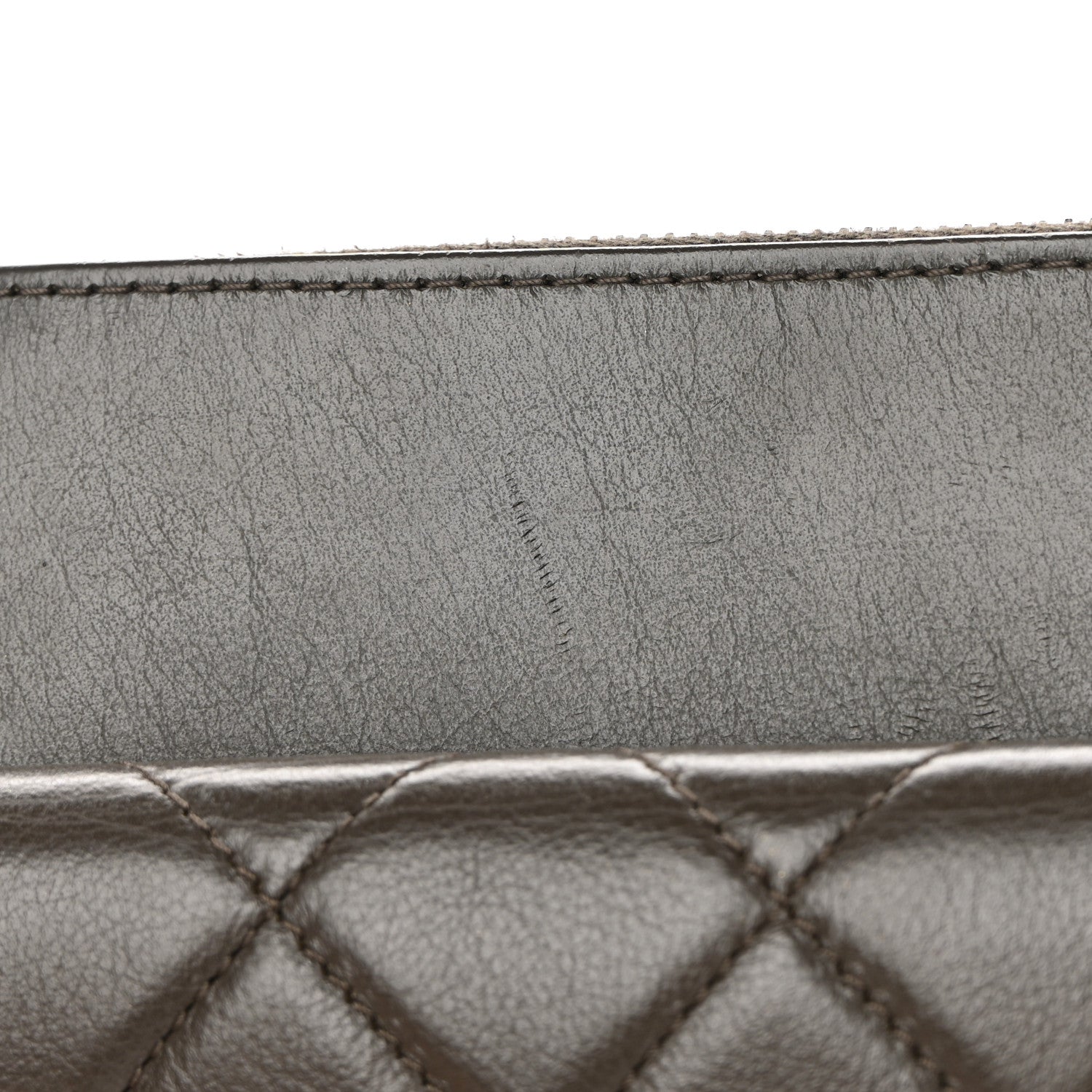 Chanel Lambskin Quilted Crossbody Dark Khaki 14 of 14