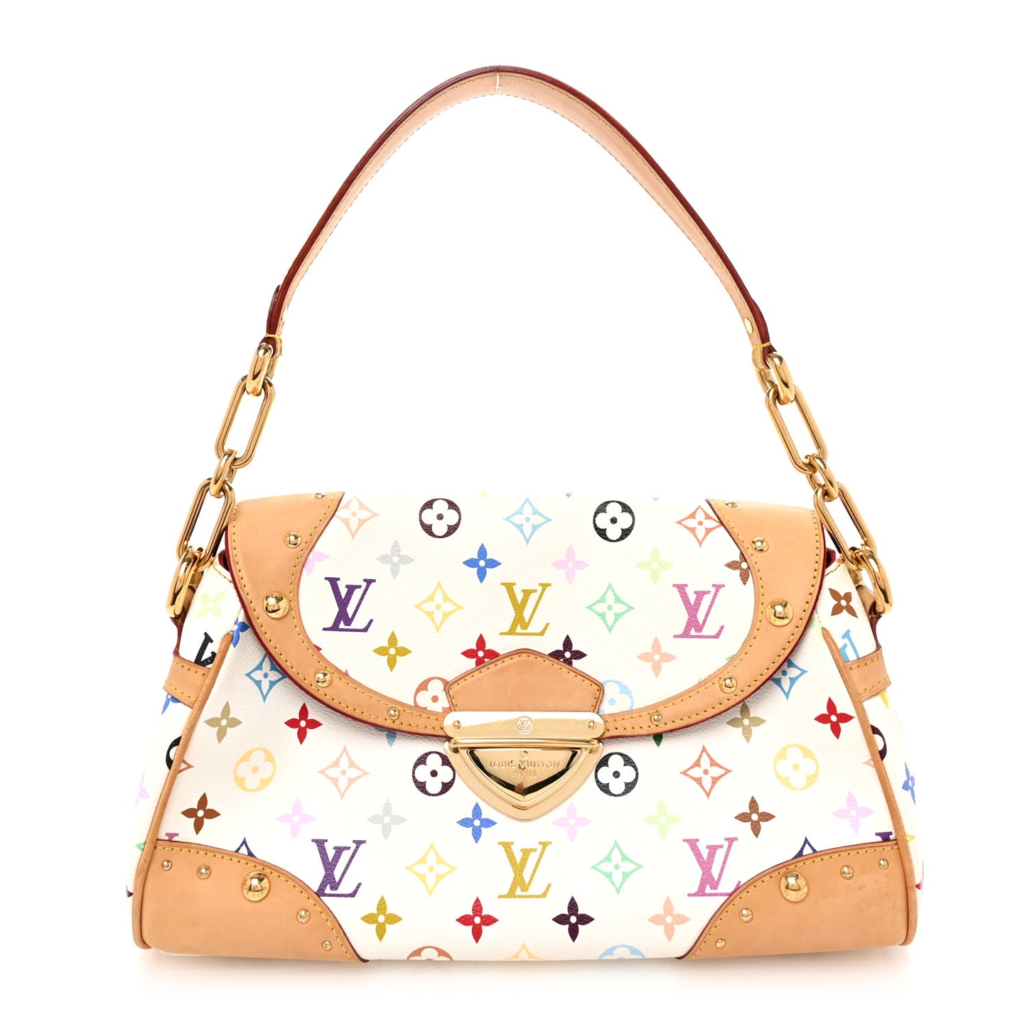 Monogram Multicolor Beverly MM White