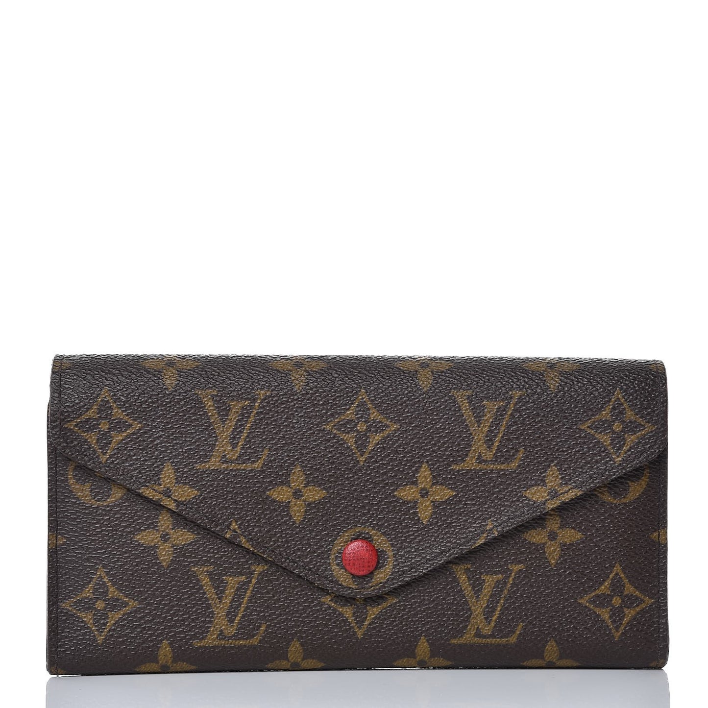 Monogram Josephine Wallet Red