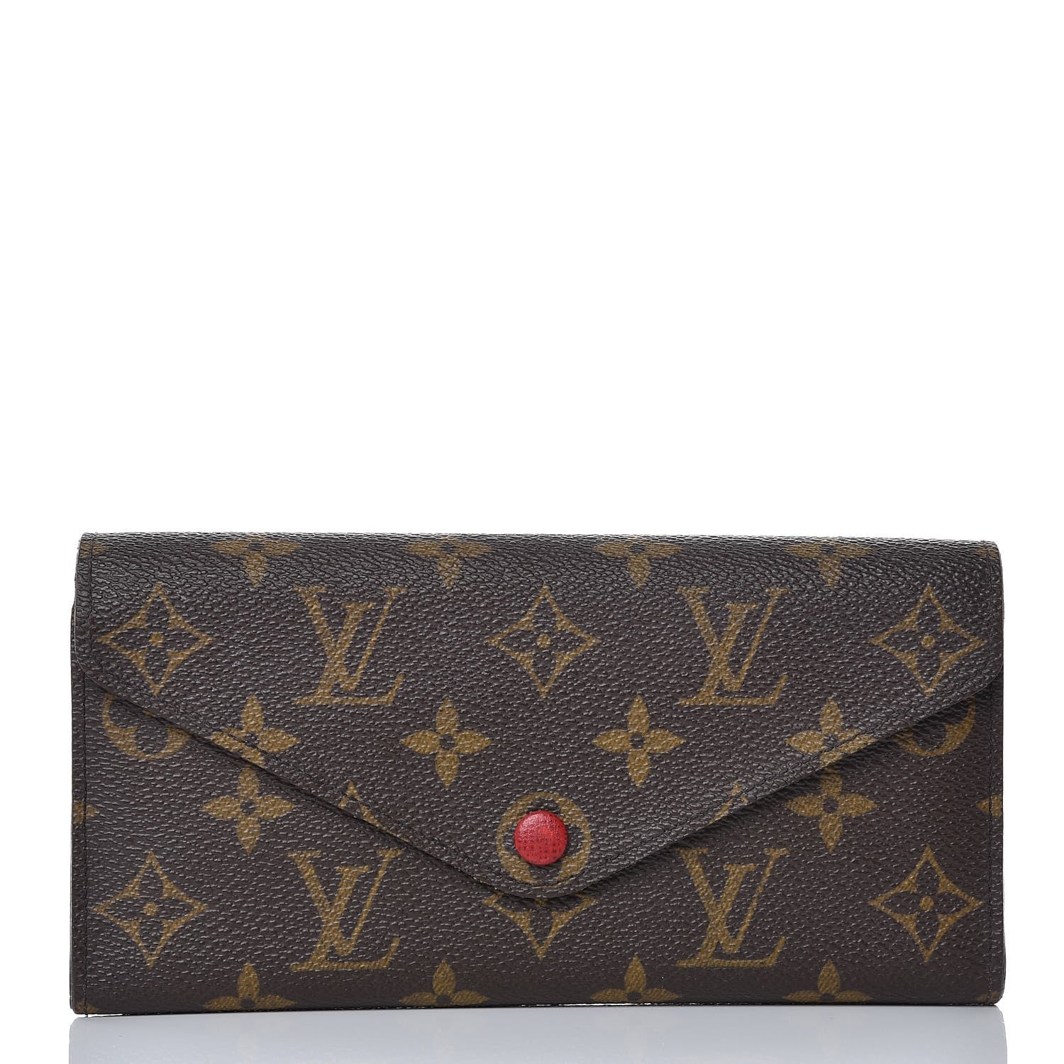 Louis Vuitton Monogram Josephine Wallet Red 1 of 10