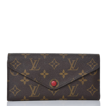 Louis Vuitton Monogram Josephine Wallet Red 1 of 10