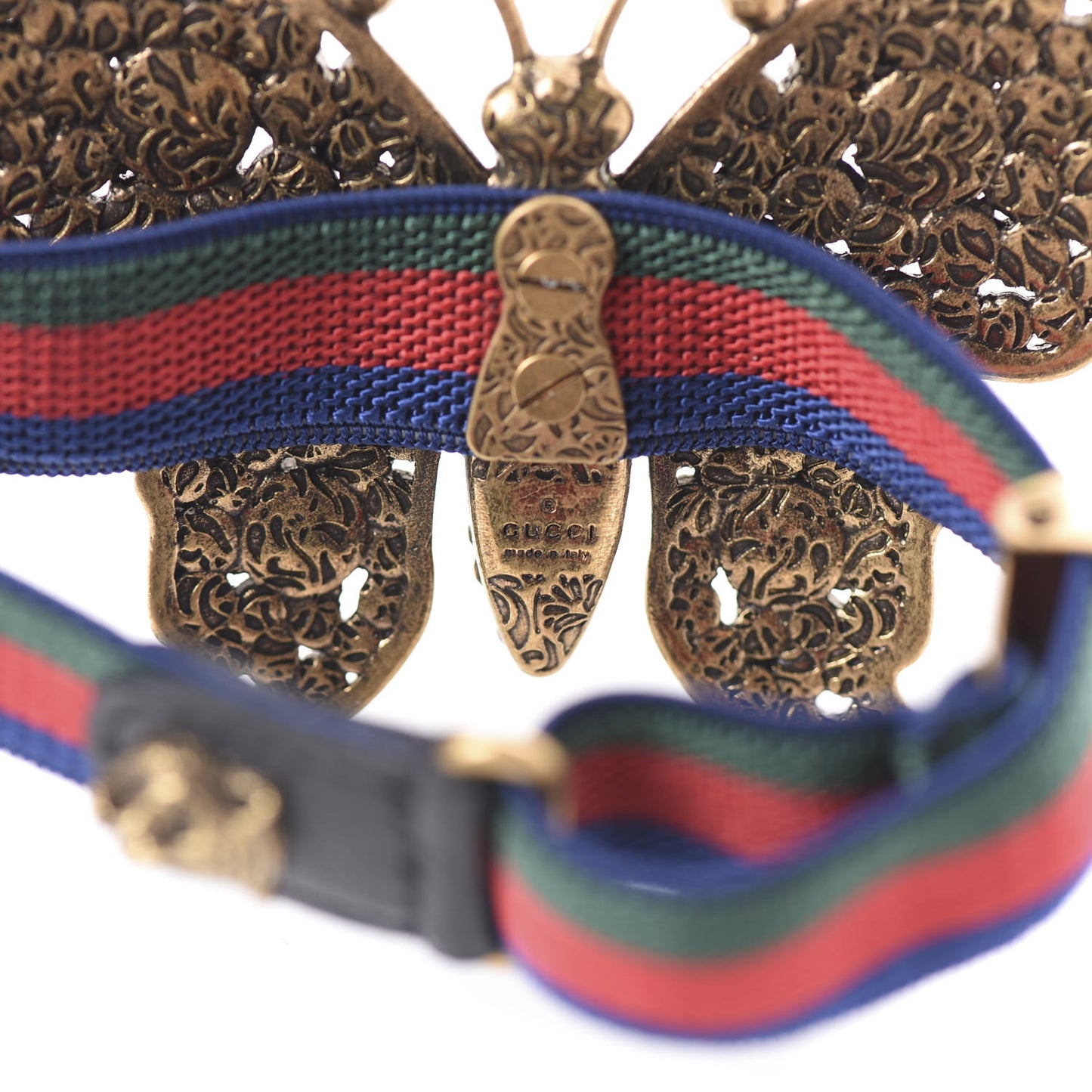 Web Crystal Butterfly Bracelet Multicolor
