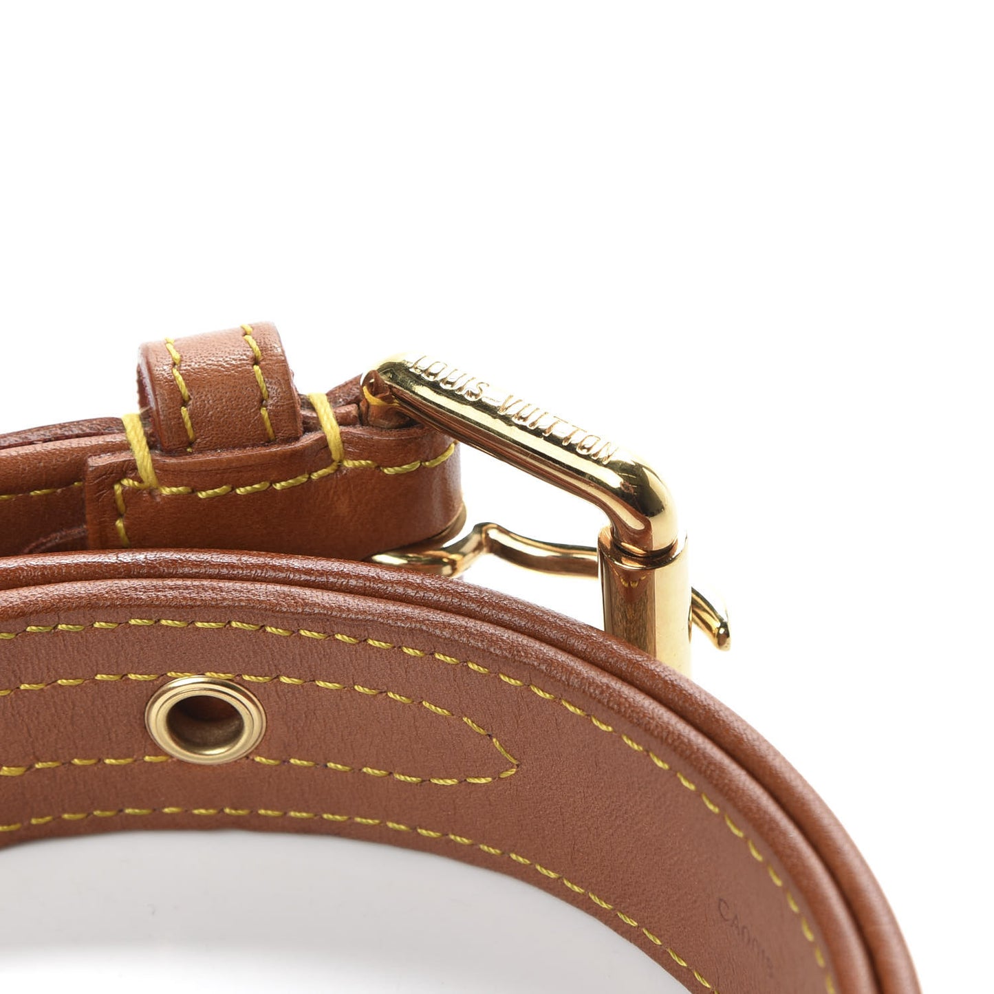 Monogram Rayures Tisse Belt 85 34