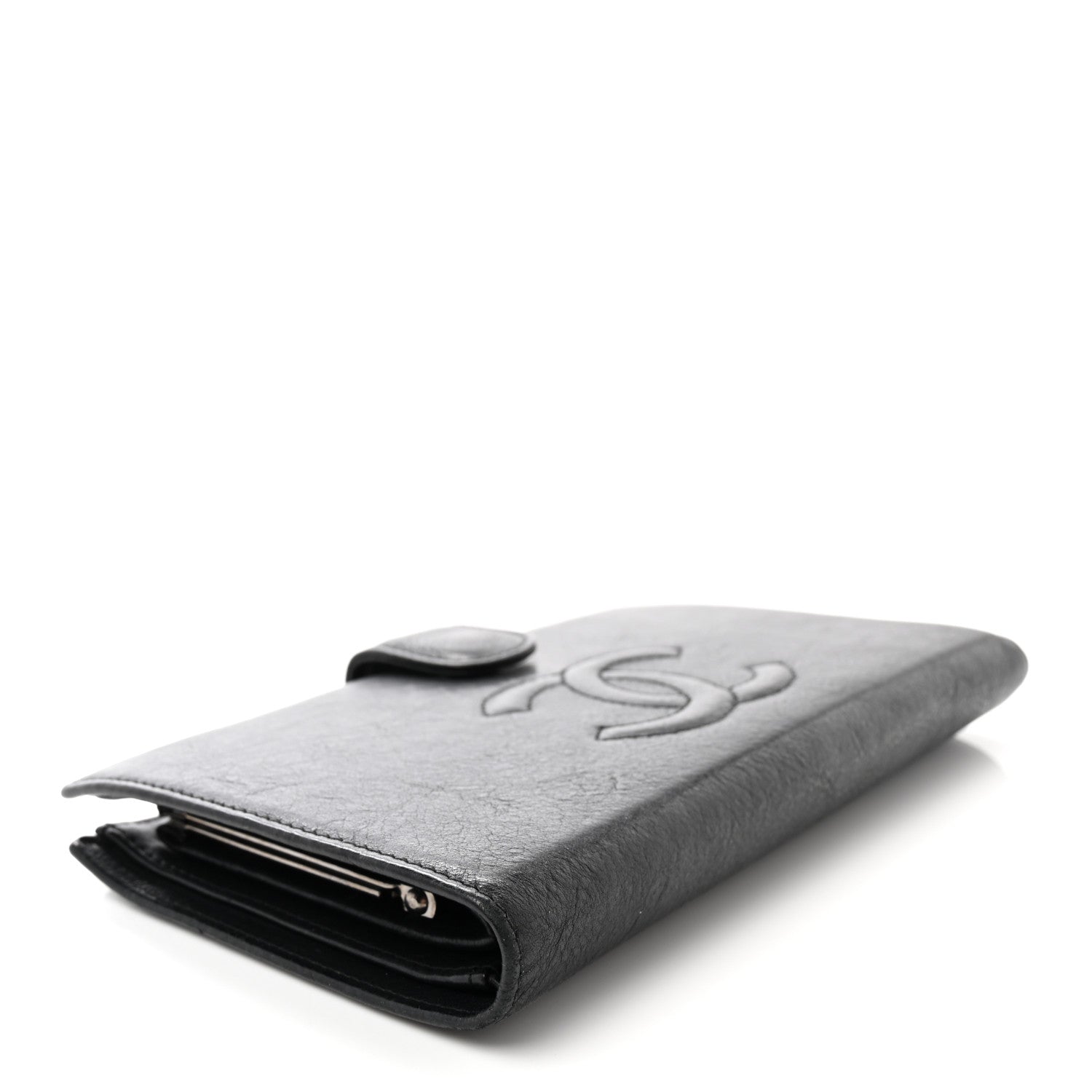 Chanel Calfskin Timeless French Wallet Black 4 of 8