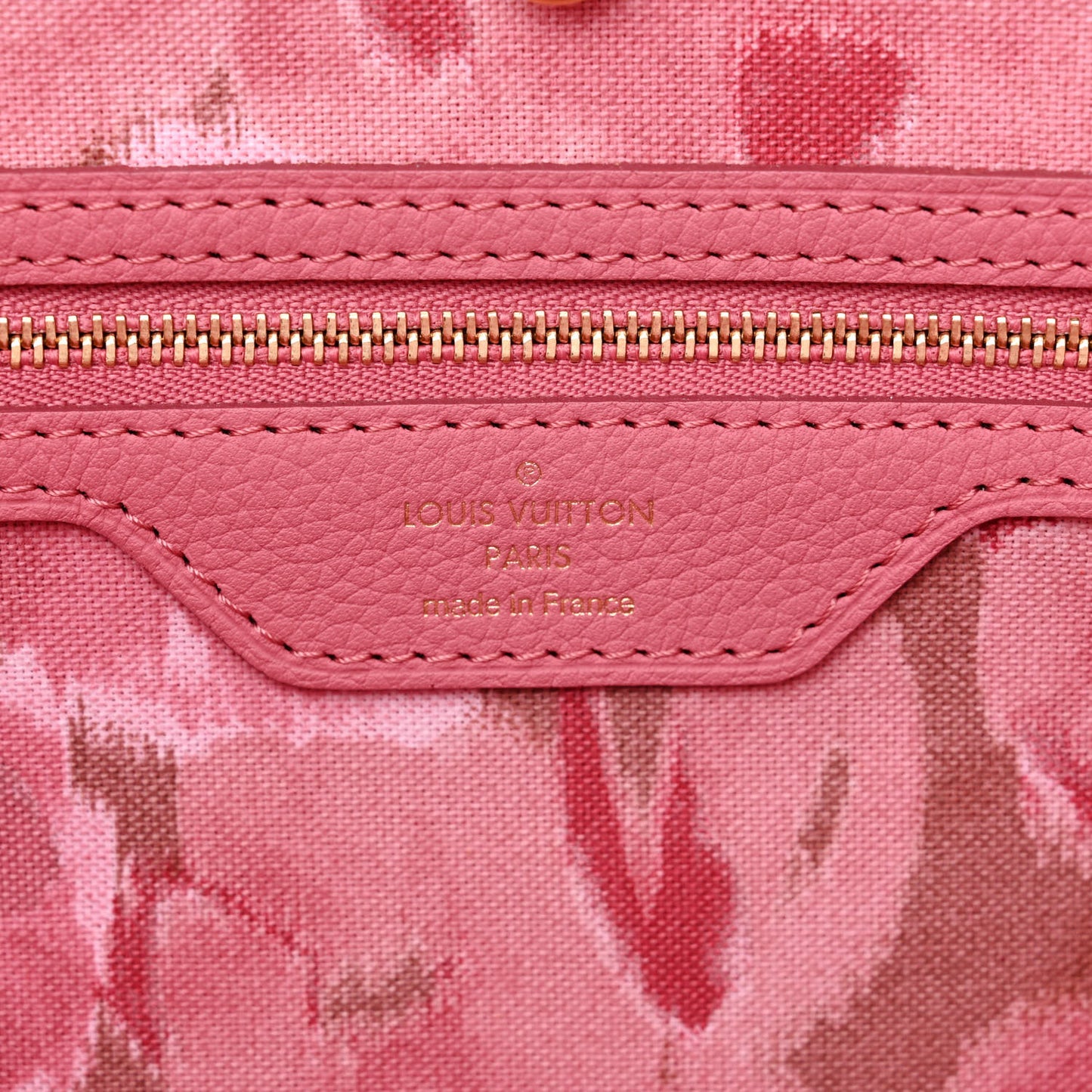 Monogram Articles de Voyage Ikat Neverfull MM Rose Velours