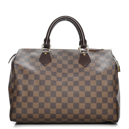 Louis Vuitton Damier Ebene Speedy 30 1 of 8