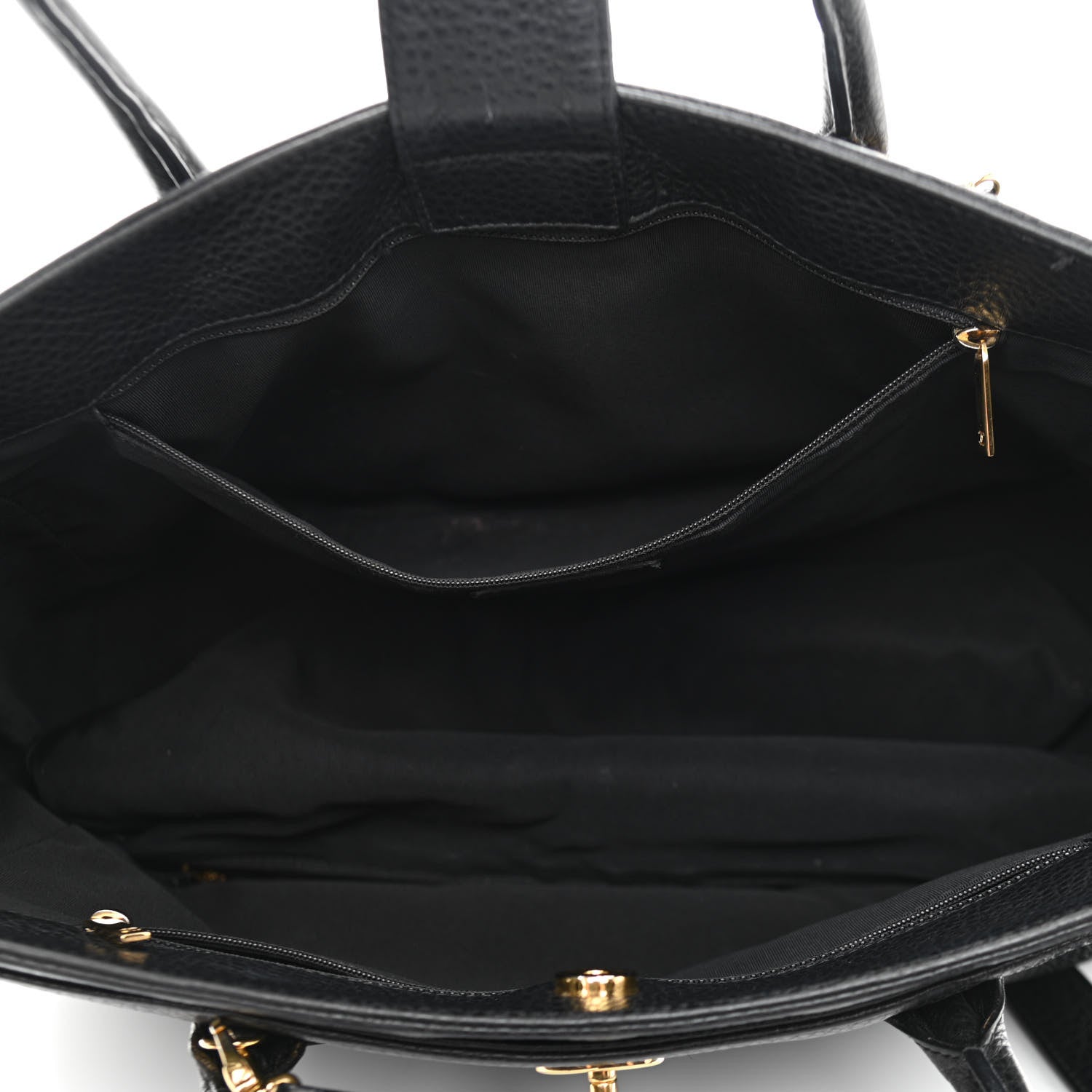 Chanel Calfskin Cerf Executive Shopper Tote Black 5 of 17
