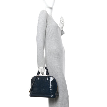 Louis Vuitton Vernis Alma PM Grand Blue 2 of 10