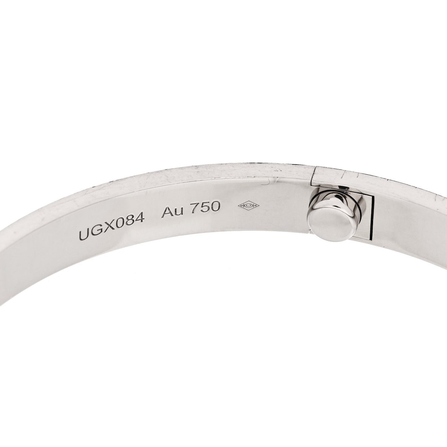 18K White Gold LOVE Bracelet 21