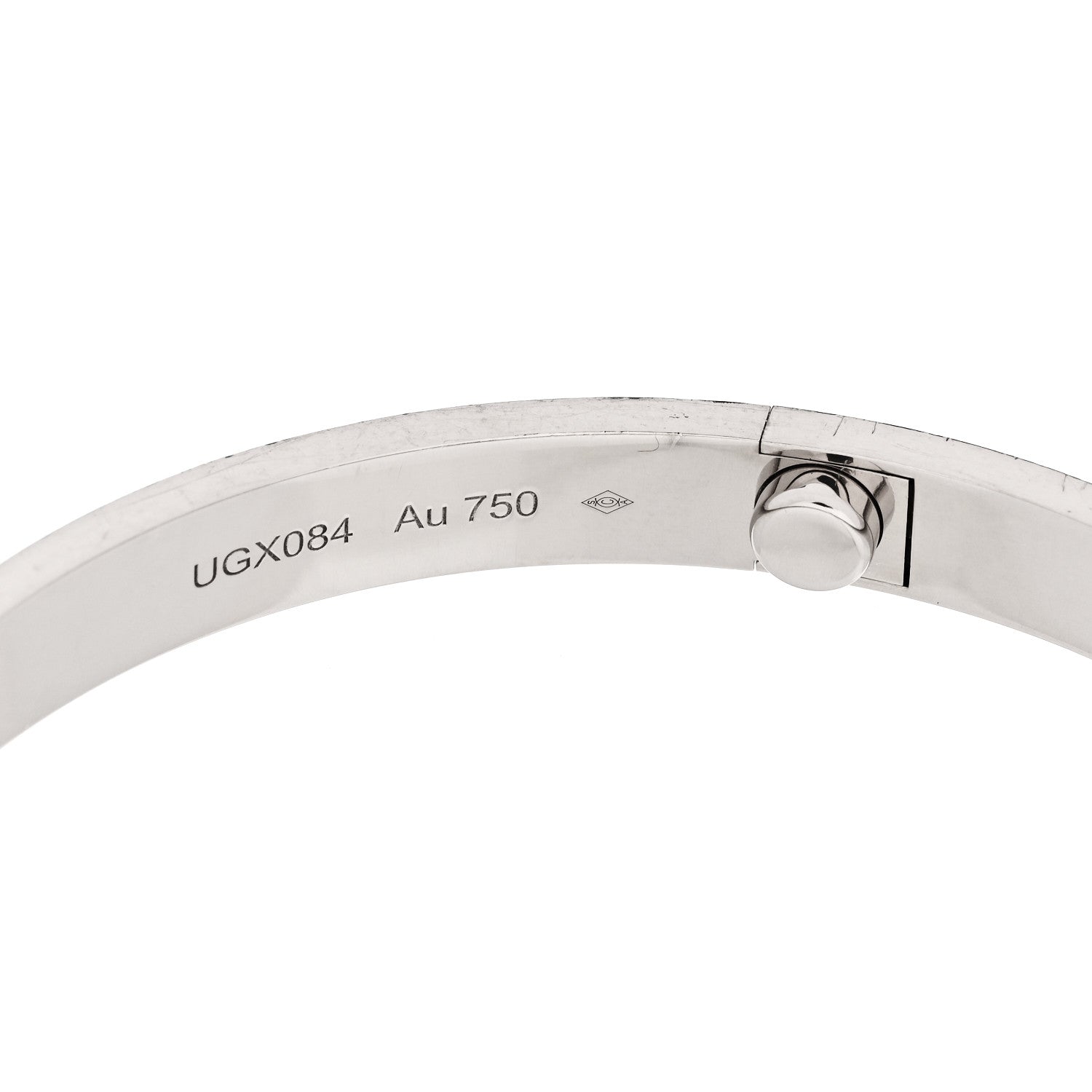Cartier 18K White Gold LOVE Bracelet 21 8 of 9