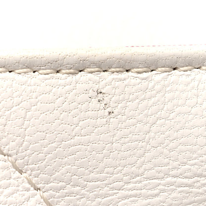 Chanel Goatskin Quilted Timeless CC Clutch White 12 of 13