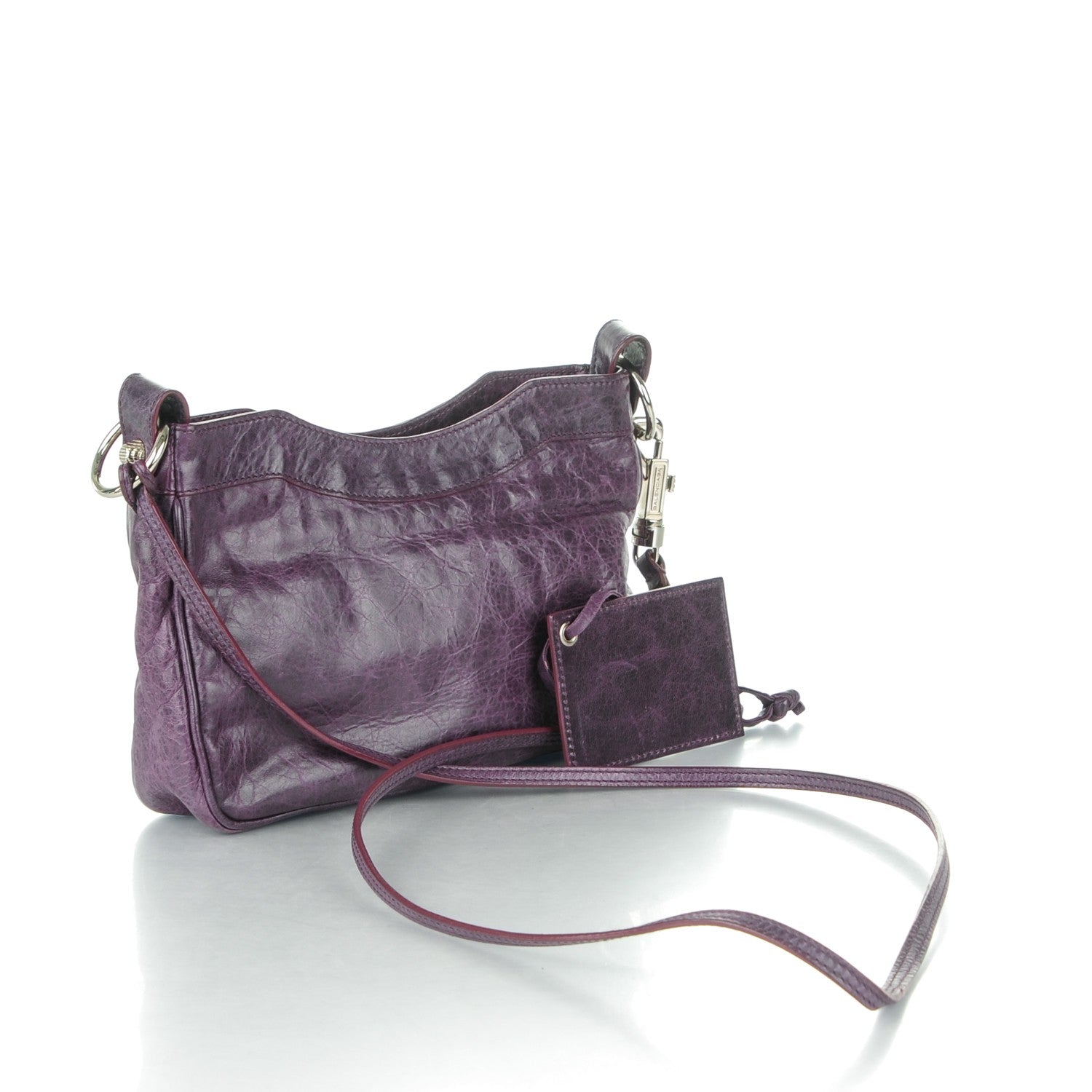 Balenciaga Agneau Giant 12 Silver Hardware Hip Violet 3 of 10