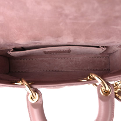 Christian Dior Lambskin Cannage Small Lady D-Joy Peony Pink 5 of 12