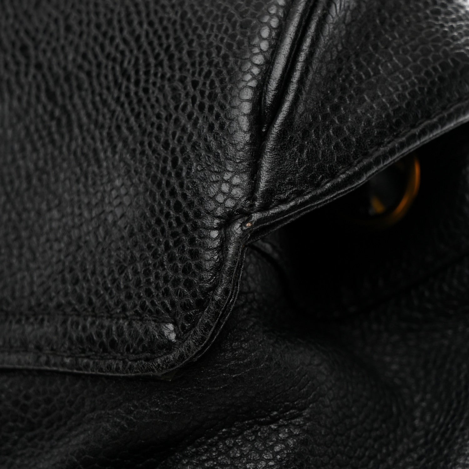 Chanel Caviar CC Backpack Black 14 of 15