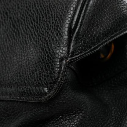 Chanel Caviar CC Backpack Black 14 of 15
