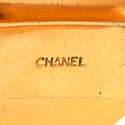 Chanel Metal Mademoiselle Coin Cuff Bracelet Gold 4 of 5