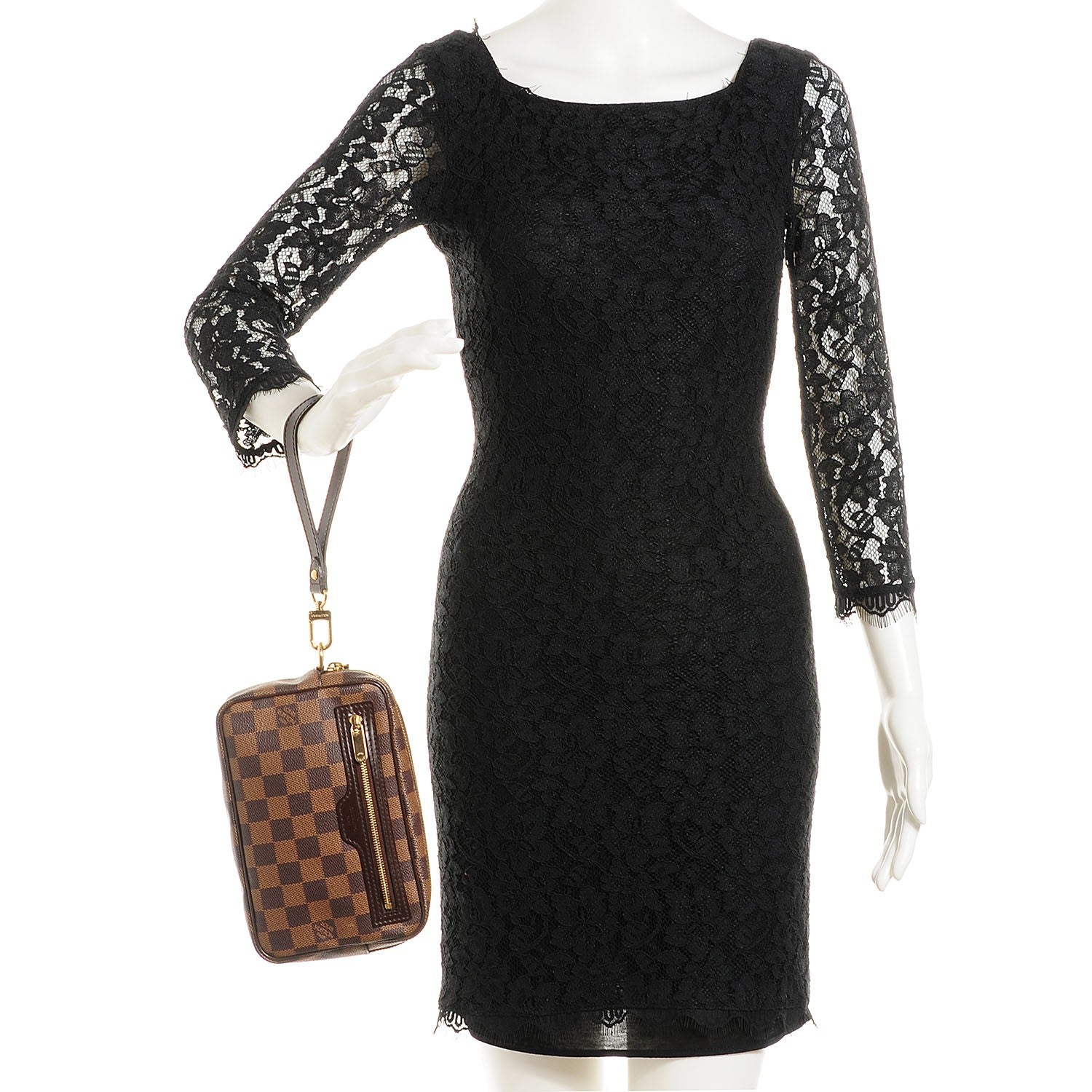 Louis Vuitton Damier Ebene Pochette Billets Macao 2 of 7