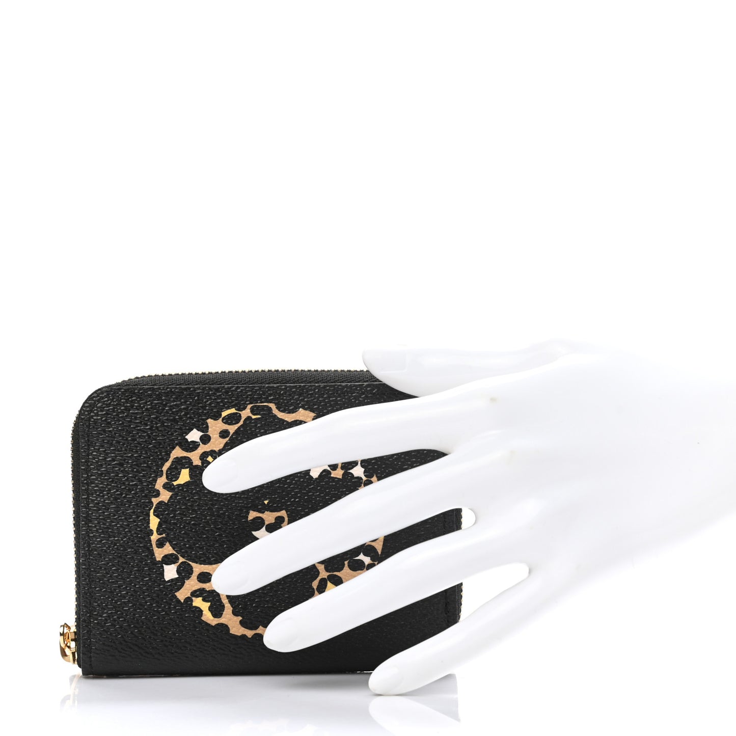 Monogram Giant Jungle Zippy Coin Purse Black