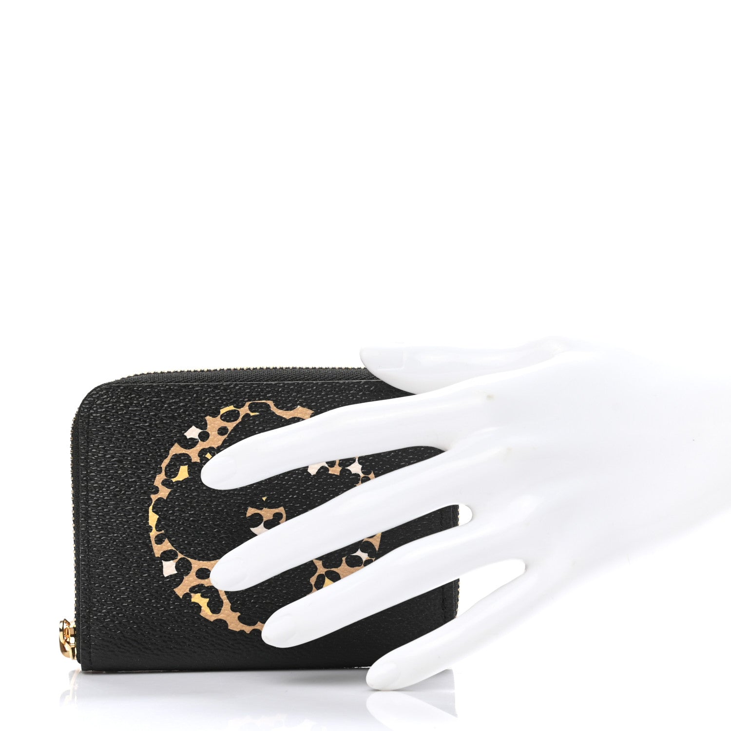 Louis Vuitton Monogram Giant Jungle Zippy Coin Purse Black 2 of 7