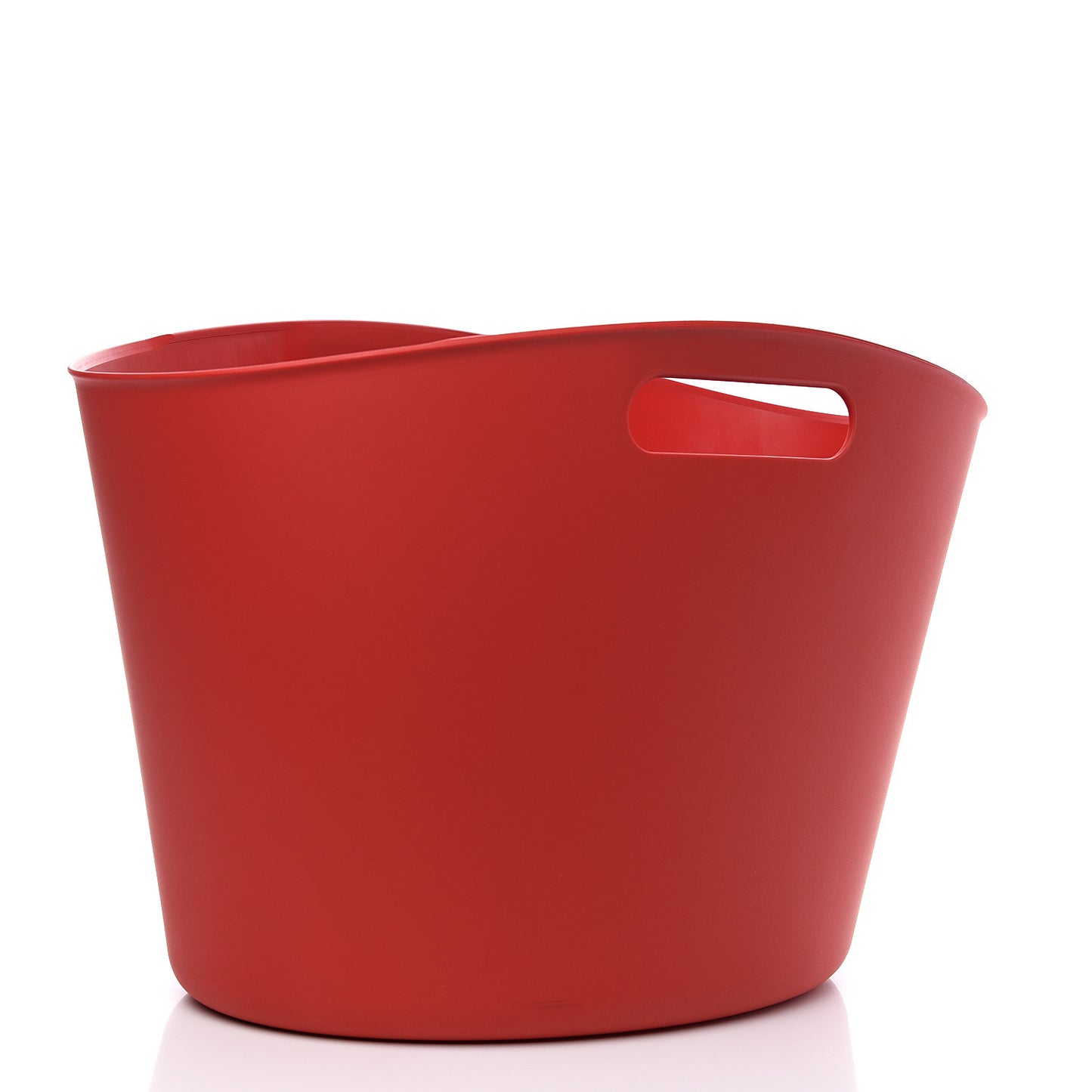 Rubber Oversized Logo Tote Red