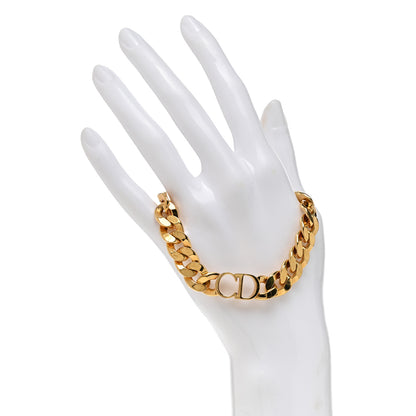 Christian Dior Brass CD Icon Chain Bracelet Gold 2 of 5