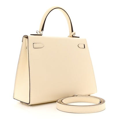 Hermes Epsom Kelly Sellier 25 Nata 3 of 12