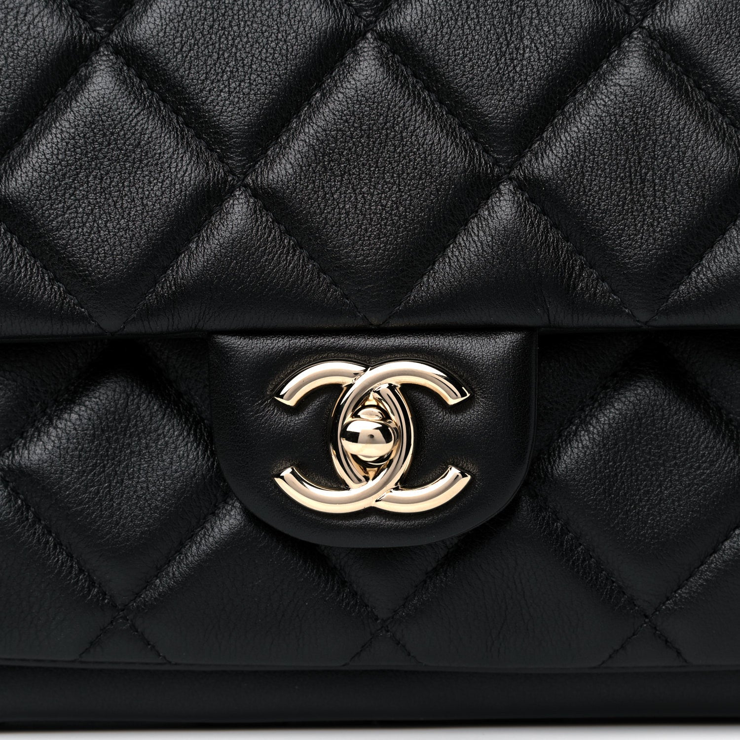 Chanel Calfskin Quilted Large Pocket Chic Flap Bag Black 8 of 14
