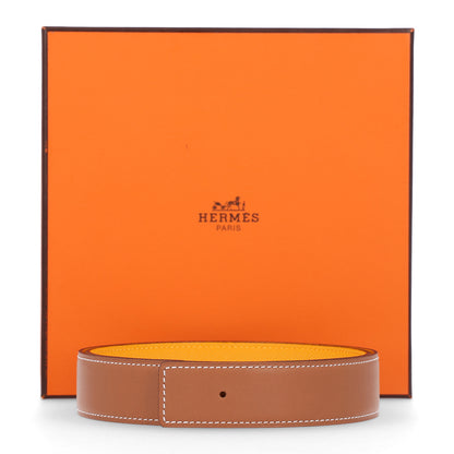 Hermes Swift Epsom 32mm Belt Strap 80 32 Mangue Gold 6 of 6