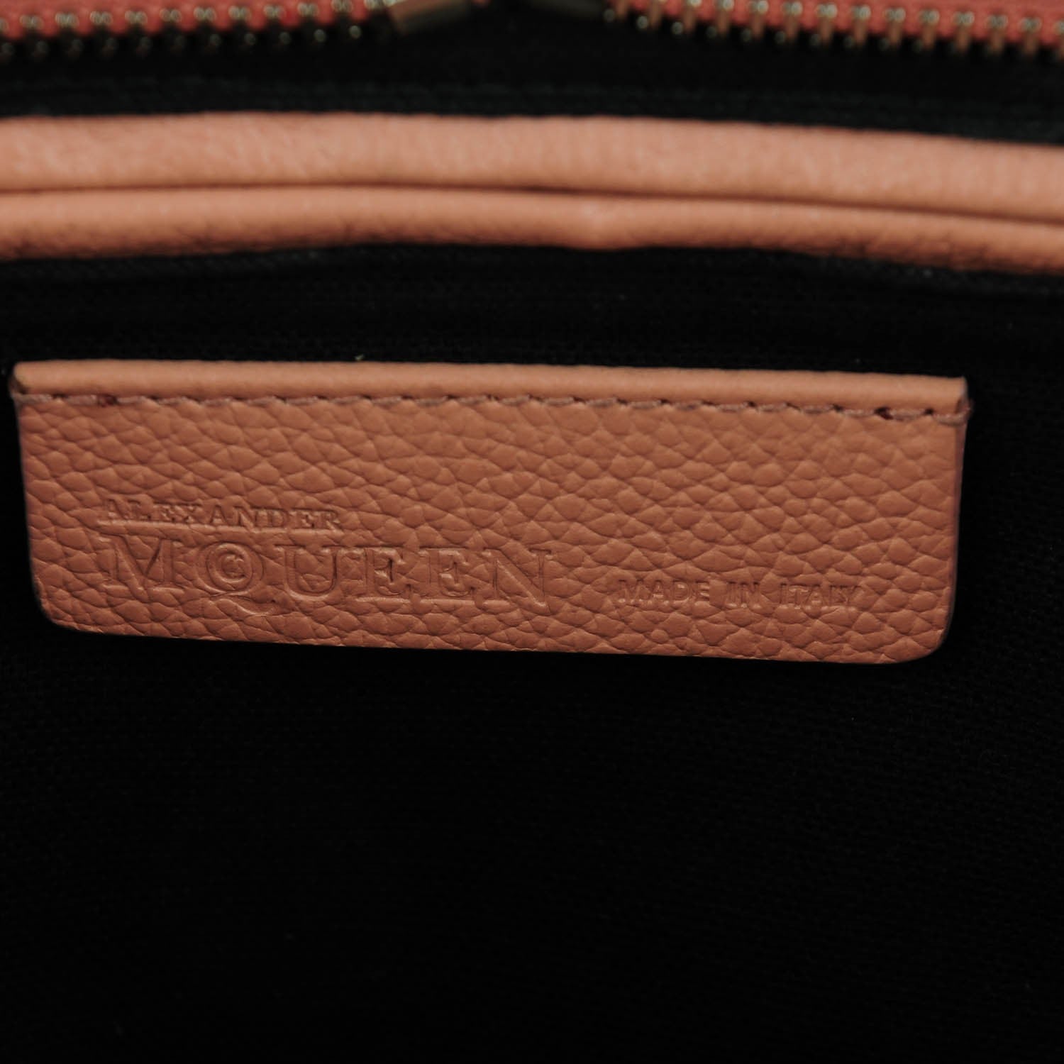 Alexander McQueen Pebbled Calfskin Small Skull Padlock Zip Around Tote Pink 6 of 8