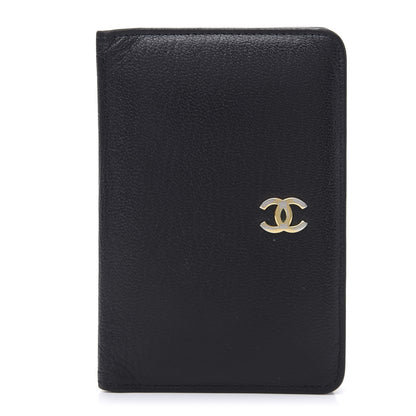 Chanel Goatskin Card Holder Wallet Black 1 of 10