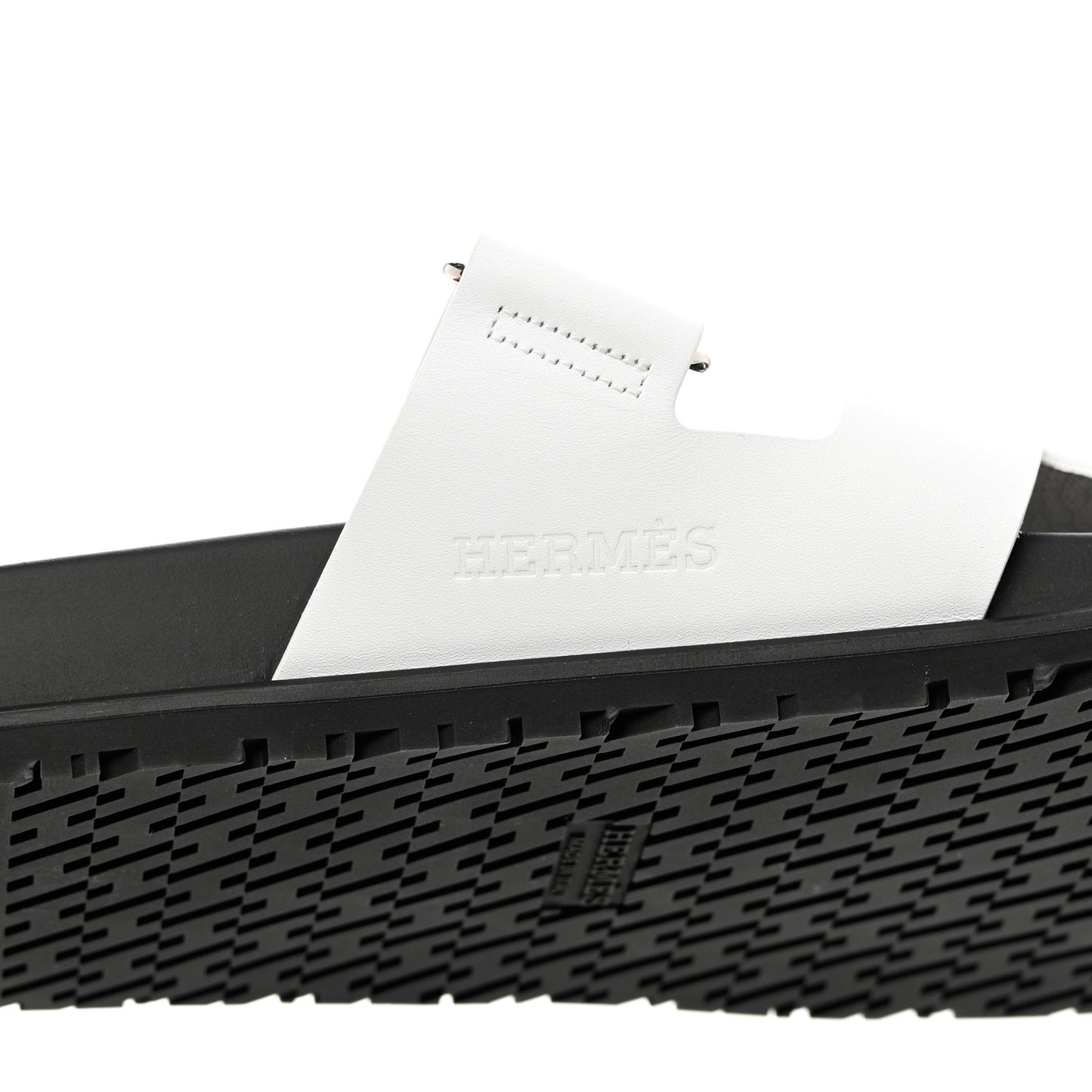 Calfskin Womens Chypre Sandals 40 White