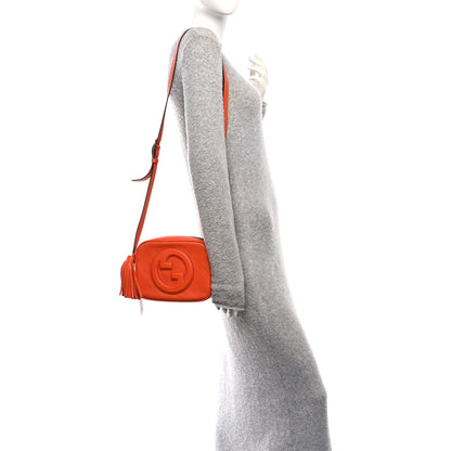 Gucci Sakai Be Green Calfskin Diagonal Stitched Small Blondie Shoulder Bag Orange 2 of 10