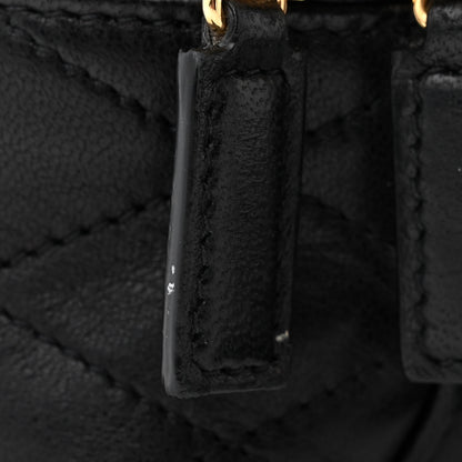 Saint Laurent Grain De Poudre Quilted Vanity Bag Top Handle Black 11 of 11